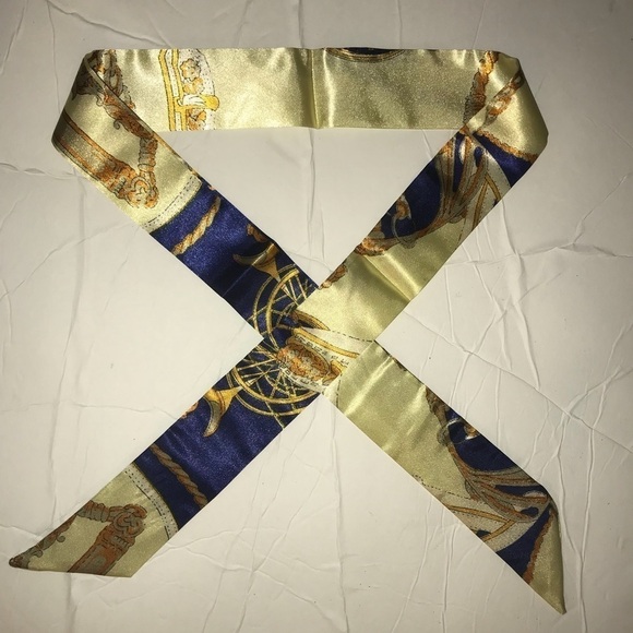 Twilly Handbag Headband Neck Tie Scarf - Picture 3 of 6